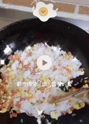 宝宝爱吃的什锦炒饭的做法 步骤6