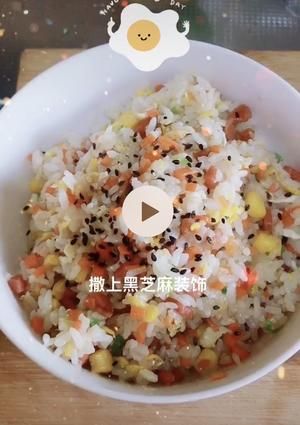 宝宝爱吃的什锦炒饭的做法 步骤7