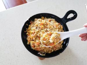 健康低碳减脂无米炒饭的做法 步骤3