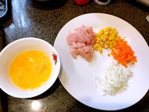 儿童快速简单营养炒饭的做法 步骤1