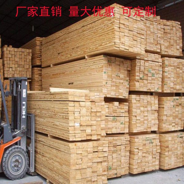 河南木材厂家 木材加工 圆木棒 圆实木柱子 防腐木木料 方木木板示例图6