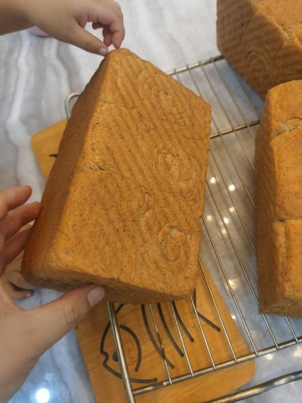 健康減脂全麥吐司出膜拉絲的做法