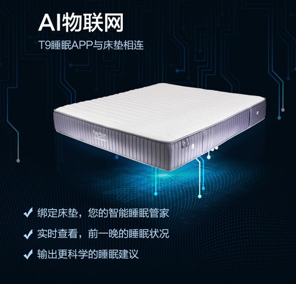T9智慧睡眠系統(tǒng)：一張會(huì)主動(dòng)思考的人工智能床墊