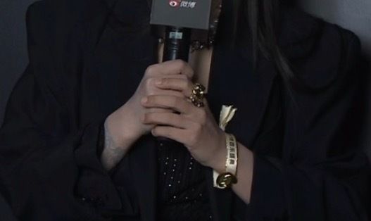 谭维维一只手忘了涂美白霜 明显色差引热议