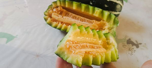 博洋9号甜瓜整体外观特写