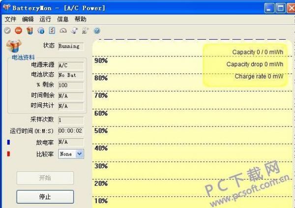 BatteryMon(筆記本電池校正修復(fù)工具)截圖
