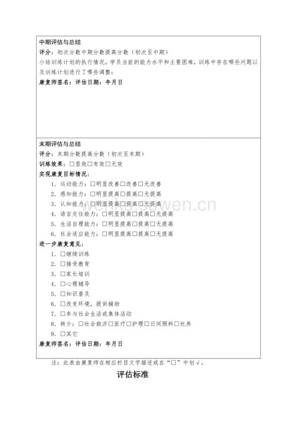 康復(fù)訓(xùn)練計(jì)劃書_第2頁