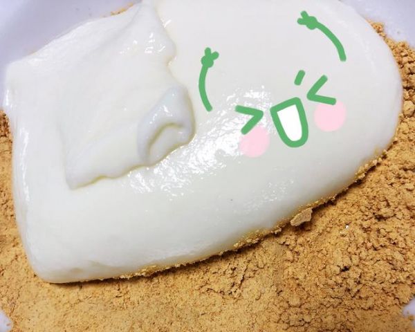 健康低卡的牛奶麻薯的做法