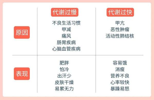 代謝快好OR慢好？