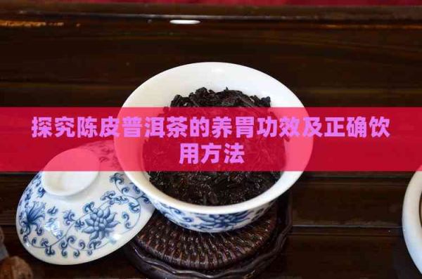 探究陳皮普洱茶的養(yǎng)胃功效及正確飲用方法