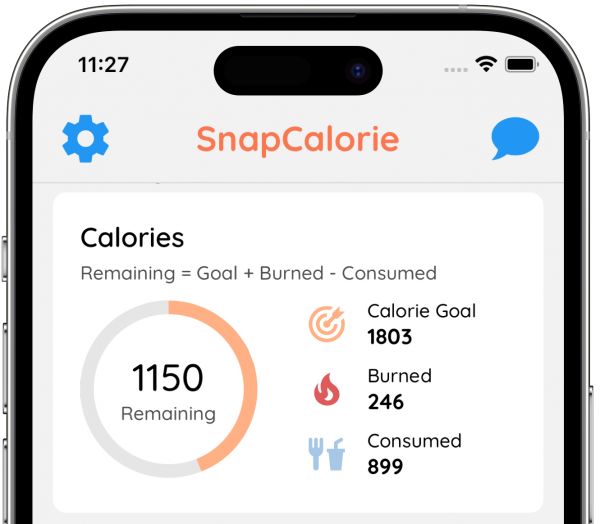 SnapCalorie 應(yīng)用截圖