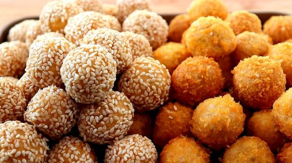 孩子最喜歡吃的紅薯丸子，口感軟糯香甜，好吃不油膩，做法簡(jiǎn)單