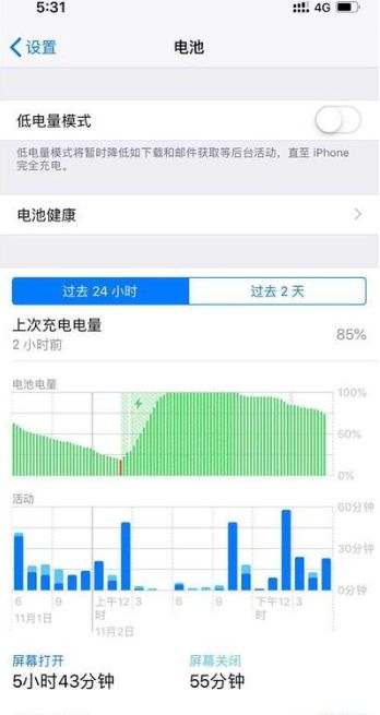 iphone11查看電池?fù)p耗情況的簡單操作