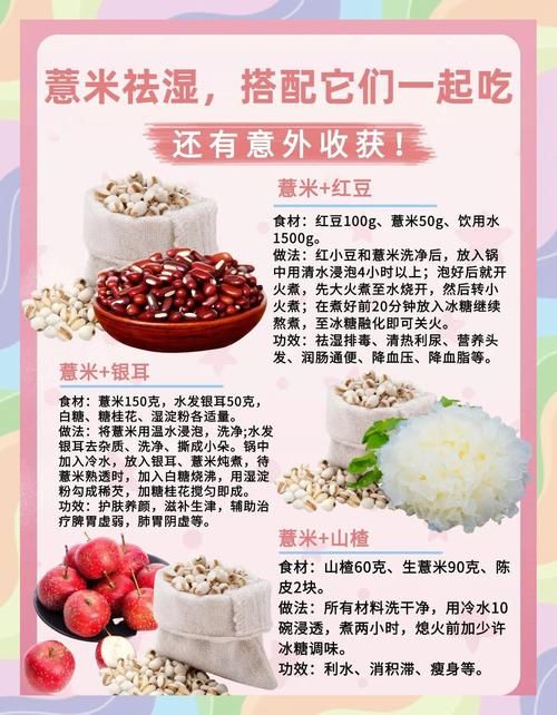 薏米和什么一起吃減肥