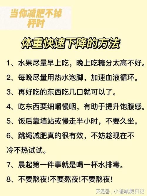 成功減肥秘訣是什么