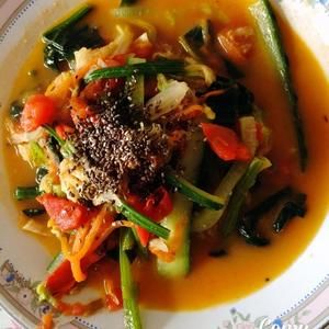 减肥 抗痤疮番茄奇亚籽煮菜的做法 步骤2