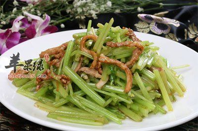 芹菜炒肉絲