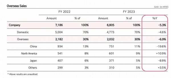 截圖自LG生活健康財(cái)報(bào)