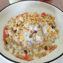 果蔬燕麥酸奶撈的做法[圖]