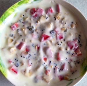 自制水果炒酸奶的做法 步驟5