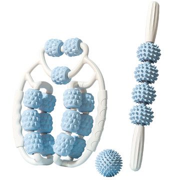 腿部按摩器環(huán)形夾腿滾輪非多功能瘦大腿小腿肌肉放松美腿瘦腿神器