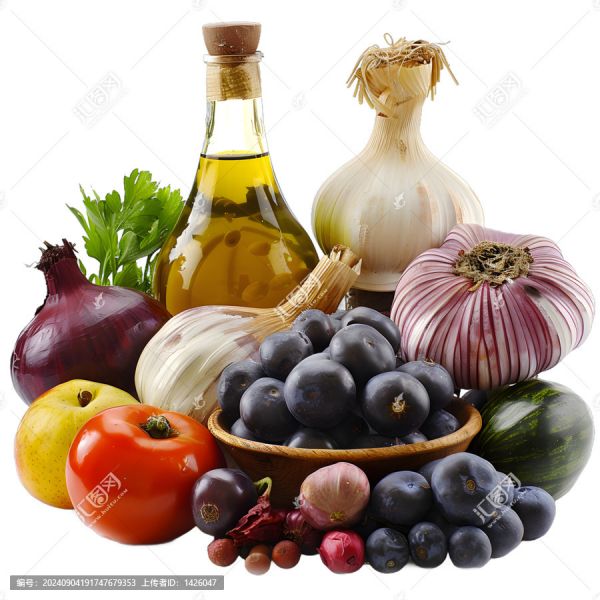 [免摳素材]新鮮有機蔬菜水果，健康生活