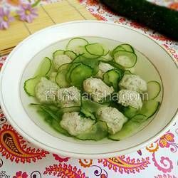 雞肉丸子黃瓜湯的做法[圖]