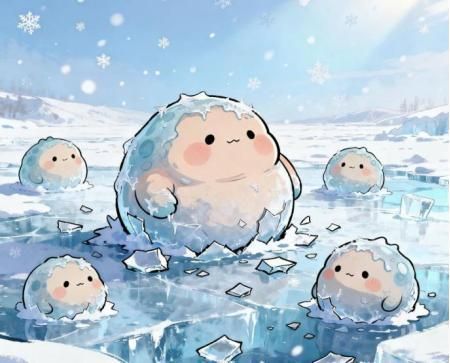 （图1. 怕“冷”的脂肪，本图为AI绘制）