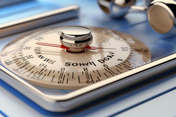 体重秤上的指针高清图片