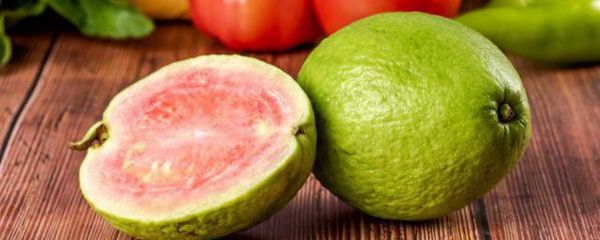 番石榴切开特写