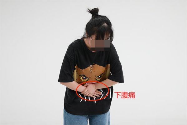 女生生理反应下腹痛图