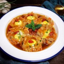 鹌鹑蛋蒸肉丸的做法[图]