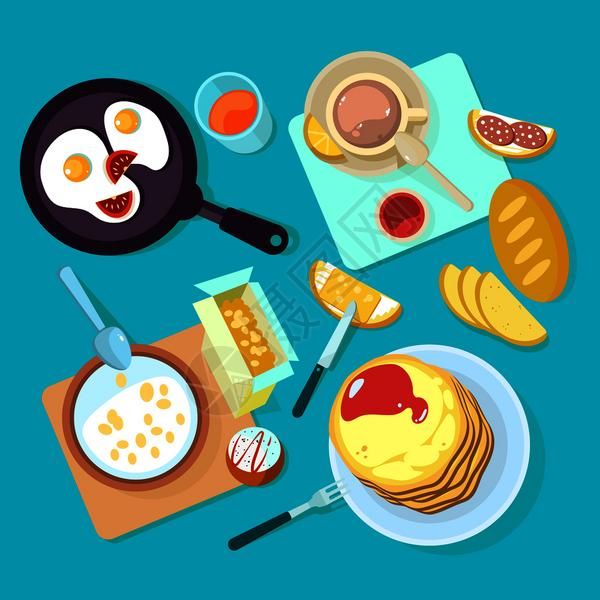 新鲜健康早餐高清图片