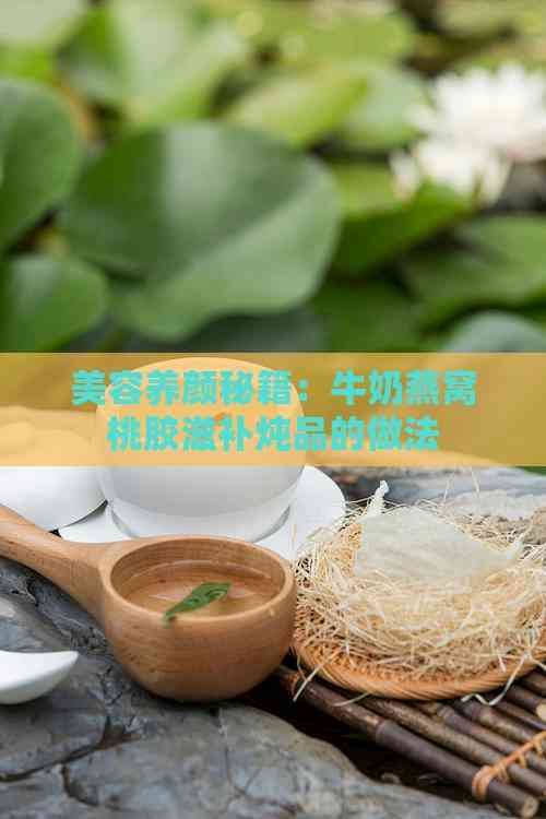 美容養(yǎng)顏秘籍：牛奶燕窩桃膠滋補(bǔ)燉品的做法