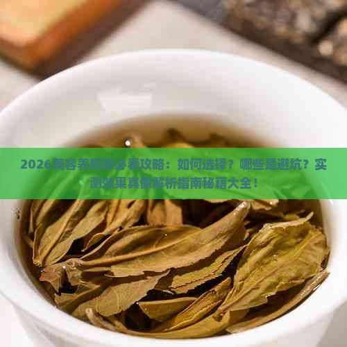 美容养颜茶有哪些