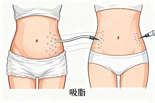 腰腹部做吸脂塑形一览