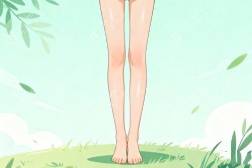 腿部做吸脂成果图