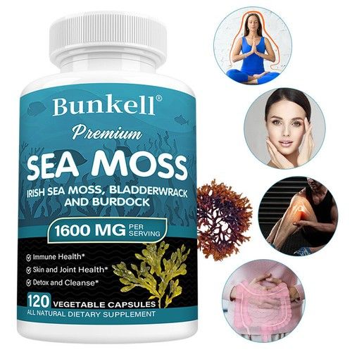 Sea Moss Capsules - Boost Immunity,Supports Skin,Intestinal And Digestive Health