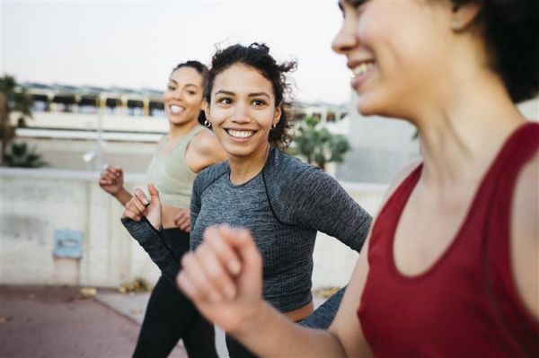 Three woman workingout