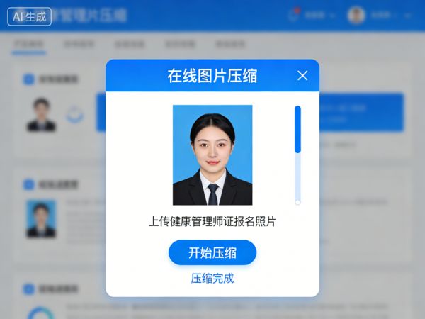 拒絕反復(fù)上傳！健康管理師證照片壓縮技巧，合規(guī)又清晰