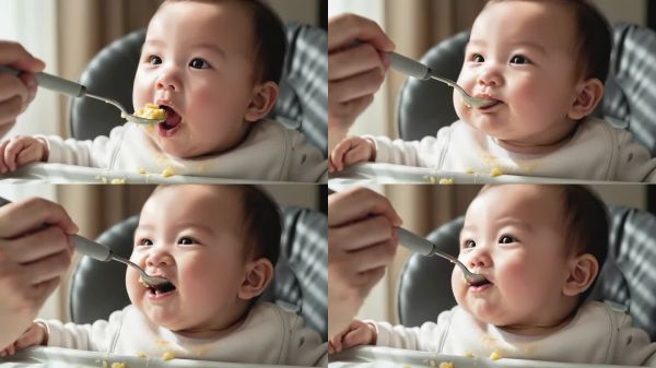 嬰兒寶寶輔食米糊果泥營(yíng)養(yǎng)健康吃飯餐具可愛