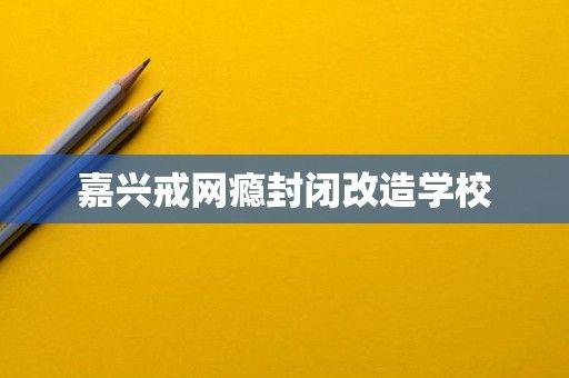 嘉兴戒网瘾封闭改造学校