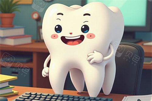 健康牙齿笑脸漫画图