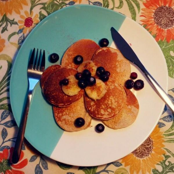 美味健康希腊酸奶香蕉松饼的做法