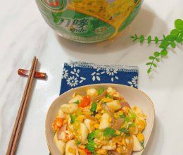 #刀唛冠军油，香伴健康年#虾仁鸡蛋炒米粿