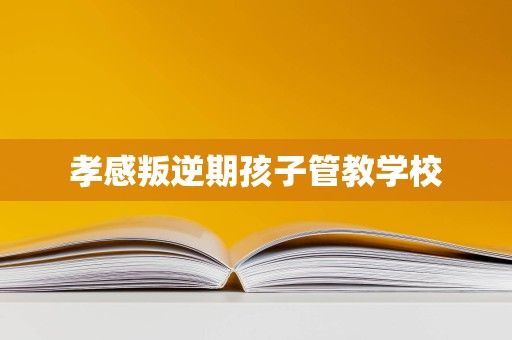 孝感叛逆期孩子管教学校
