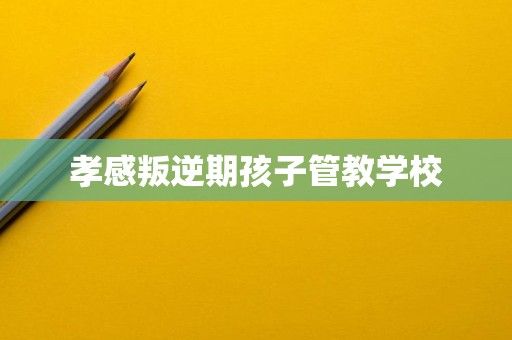 孝感叛逆期孩子管教学校