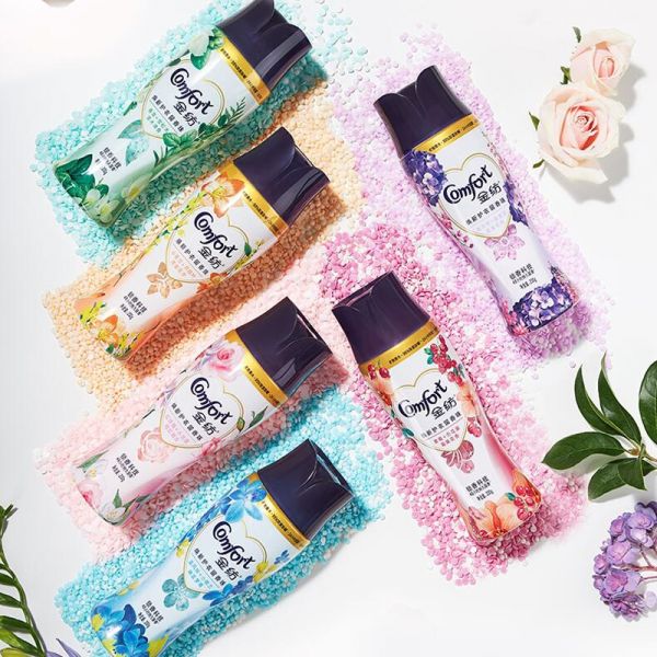 金纺留香珠白桃莫吉托洗衣衣物香味留香护衣香珠洗衣液