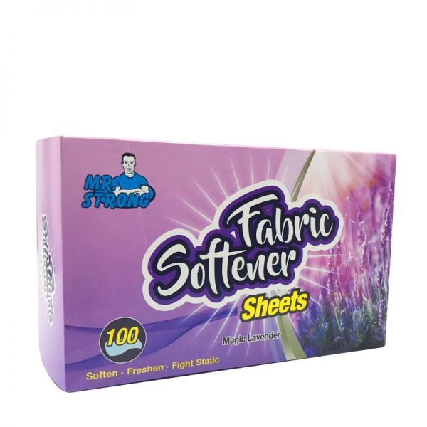 100片烘干机专用衣物柔顺片柔顺剂香水纸持久柔顺剂