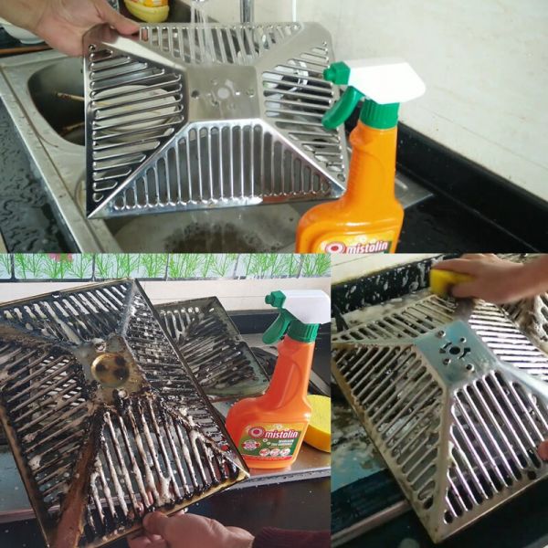 mistolin 油污清洁剂 油烟机清洗剂去油污净